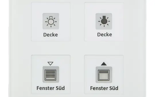 MDT BE-GT04W.01 KNX-Glastaster Plus 4-fach | glas weiß