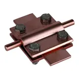 DEHN 318207 Kreuzstück o. Zwischenplatte Cu Rund- u. Flachleiter | 30 x 30 mm