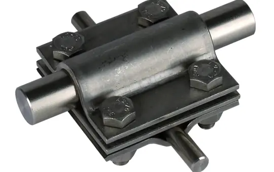 DEHN 319219 Kreuzstück m. Zwischenplatte V4A Fangstange | 16 x 30 mm