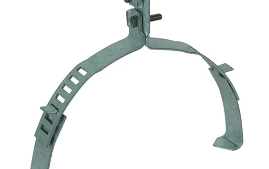 DEHN 202020 Dachleitungshalter verstellbar 6 - 10 mm St/tZn | verzinkt | 120-240 mm