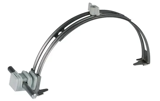 DEHN 204109 Dachleitungshalter verstellbar Bauhöhe 16 mm V2A | grau | 180-280 mm