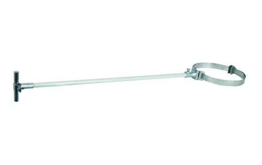 DEHN 106245 Distanz-Stangenhalter Bandrohrschelle V2A | 530 mm