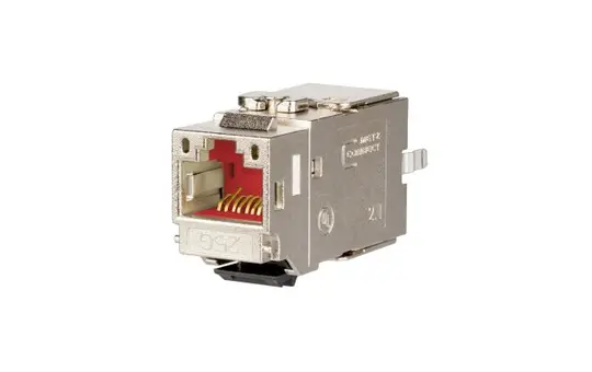 METZ CONNECT 130B21-25-E Keystone-Anschlussbuchse Cat. 6a, 25G