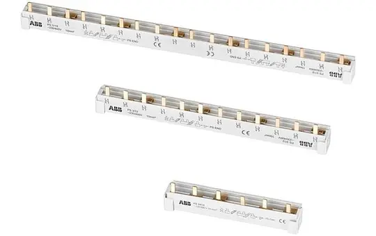 ABB PS4/12NA Phasenschiene 4-phasig (1+N) 12 TE