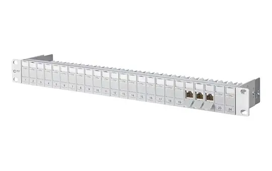 METZ CONNECT 130920-E Patchpanel mit Modulen 24-port, Cat. 6