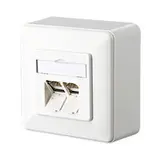 METZ CONNECT 130C380002-I Netzwerkdose 2-fach, Cat. 6a