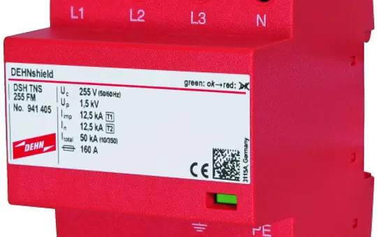 DEHN 941 405 Kombi-Ableiter Typ 1+2 4-polig, TN-S m. Kontakt