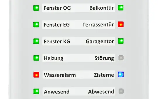 MDT SCN-GLED1W.01 Glas-LED-Anzeige glas weiß