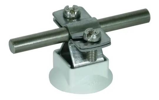 DEHN 274150 Leitungshalter DEHNhold 8 - 10 mm V2A Kunststofsockel