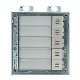 2N 9155035 IP Verso Modul Ruftastenmodul 5-fach | nickel