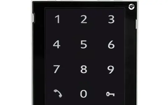 2N 9155047 IP Verso Modul Touch-Keypadmodul | schwarz