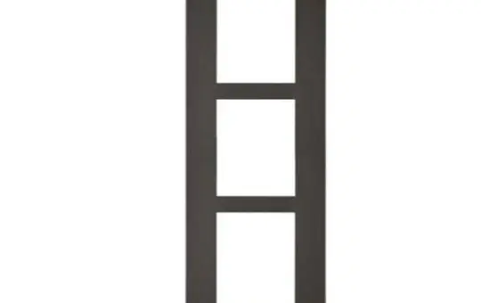 2N 9155013B IP Verso Frontblende UP 3 Module | schwarz