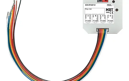 MDT SCN-RT4UP.01 Temperaturregler für PT1000 4-fach UP