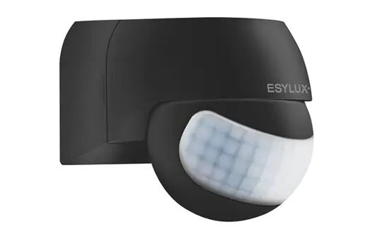 ESYLUX EM10055096 Bewegungsmelder MD Basic 180°, 12 m, Wandmelder | schwarz