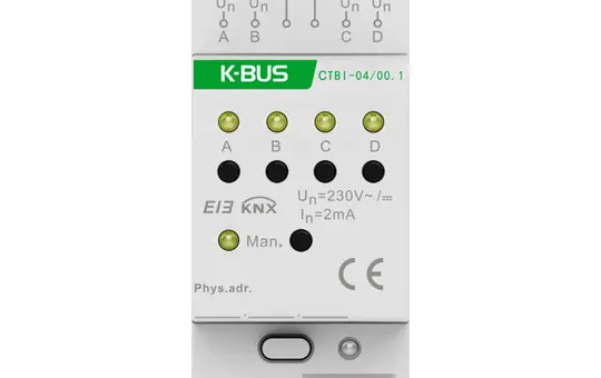 GVS CTBI-04/00.1 KNX-Binäreingang 4-fach