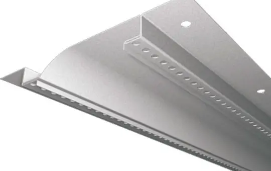 LED PROFILELEMENTE 1055 Putzprofil 2 m R10-F | 100 mm