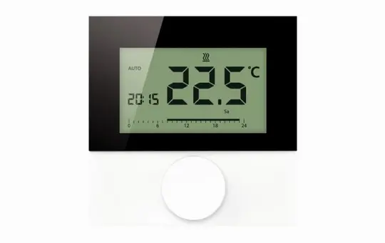 MÖHLENHOFF 130566 Raumtemperaturregler Alpha Komfort | weiß/schwarz