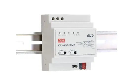 MEANWELL KNX-40E-1280D KNX-Busspannungsversorgung 1280 mA, Diagnosefunktion