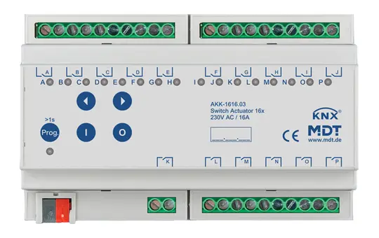 MDT AKK-1616.03 KNX-Schaltaktor Kompakt 16-fach