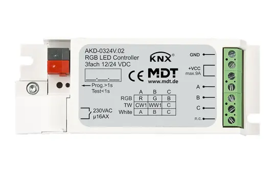 MDT AKD-0324V.02 KNX-LED-Dimmaktor DE 3-fach