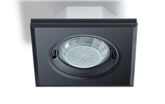ESYLUX EP10451775 KNX-Präsenzmelder PD-FLAT 360°, Unterputz quadratisch | schwarz