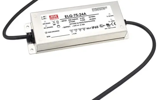 MEANWELL ELG-75-24A-3Y ELG 24 V LED-Schaltnetzteil 75 W