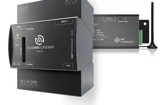 BAB-TEC 12521 DUODMX Gateway REG KNX SR