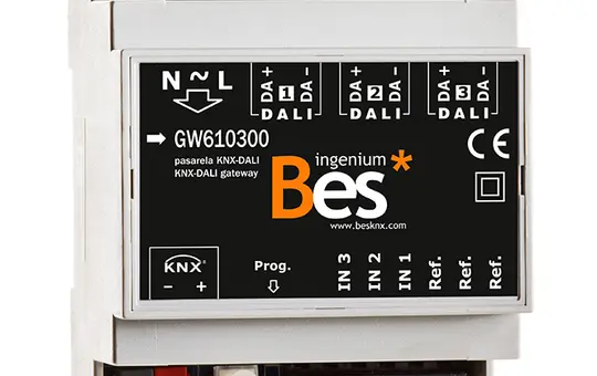 BESKNX GW610300 DALI-Gateway mit Broadcast-Steuerung