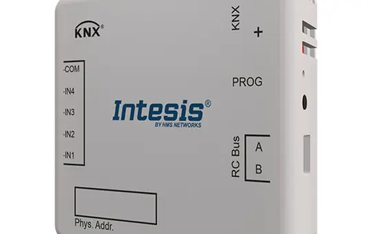 INTESIS INKNXHIT001R000 KNX-Klima-Gateway Hitachi VRF, 4 Binäreingänge
