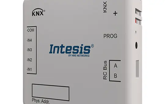 INTESIS INKNXHIS001R000 KNX-Klima-Gateway Hisense VRF, 4 Binäreingänge