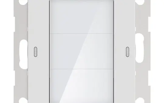 GVS ADV-02/02.2.00 KNX-Tastsensor ADVANCE+ 1-fach | weiß glänzend