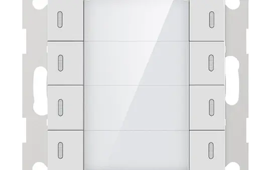 GVS ADV-08/02.1.00 KNX-Tastsensor ADVANCE+ 4-fach | weiß matt