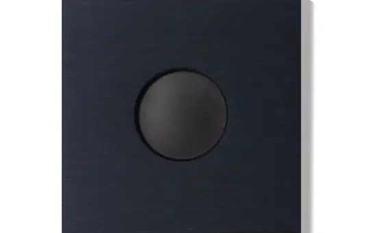 BASALTE 0181-03 Wand-Abdeckung AURO schwarz gebürstet