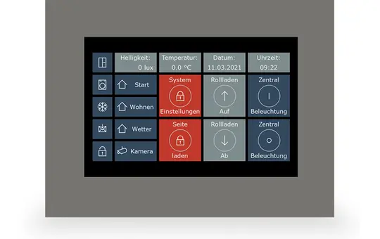 MDT VC-0701.04 Touchpanel VisuControl Wand 7 Zoll
