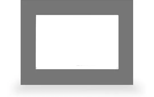 MDT VCB-10SI.04 Glasrahmen VisuControl edelstahl gebürstet | 10 Zoll