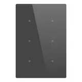 BESKNX PL126200 KNX-Tastsensor Cubik-V basic 6-fach | schwarz