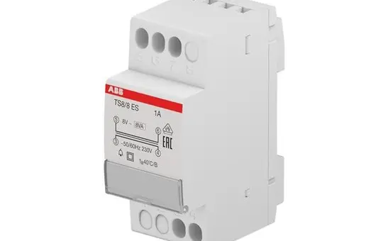 ABB TS8/12 Klingeltrafo 8 VA, 12 VAC