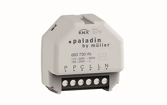 MÜLLER 683730rfs KNX-RF-Schaltaktor UP 1-fach