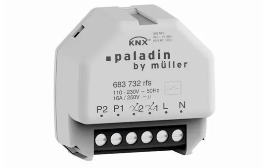 MÜLLER 683732rfs KNX-RF-Schaltaktor UP 2-fach