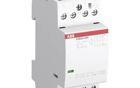 ABB ESB25-40N-01 Installationsschütz 25 A, 24V, 4S