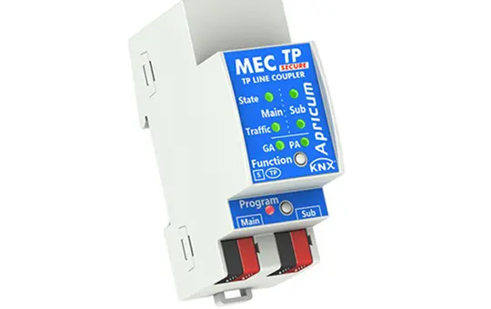 APRICUM MECtp-Sec KNX-Linienkoppler REG, KNX Secure