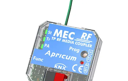 APRICUM MECrf KNX-RF-Medienkoppler Unterputz