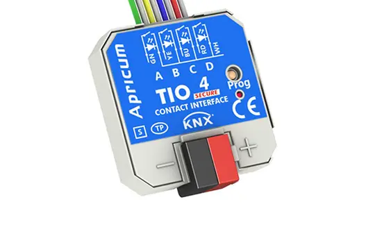 APRICUM TIO4-Sec KNX-Tasterschnittstelle Secure