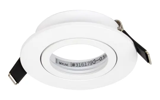 CONSTALED 31617 Deckeneinbauring SKYline schwenkbar schwenkbar | weiß matt