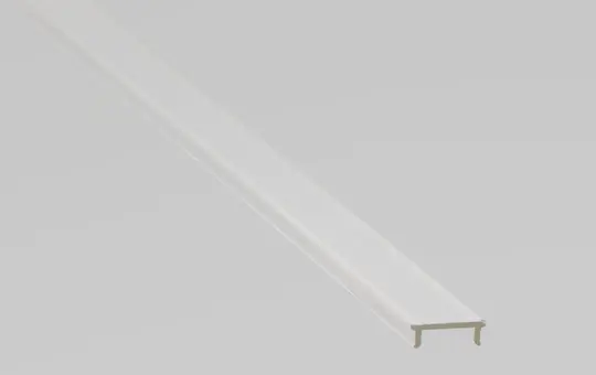 LED PROFILELEMENTE 1805.3 Kunststoffabdeckung 2 m für AU & ET | klar