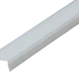 LED PROFILELEMENTE 1900.2 Kunststoffabdeckung 2 m für 12,5 mm Gipsprofile | satiniert