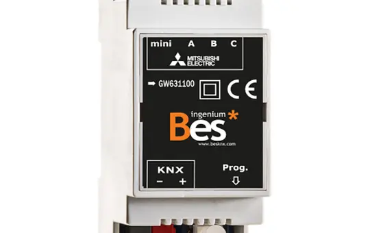 BESKNX GW631100 KNX-Gateway für Klimaanlagen Mitsubishi