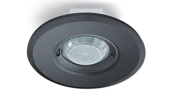 ESYLUX EP10427954 Präsenzmelder PD-FLAT 360°, 8 m, Unterputz rund | schwarz