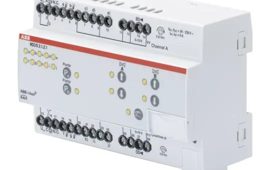 ABB HCC/S2.1.2.1 KNX-Heiz-/Kühlkreis Controller 0-10 V, man. Bedienung
