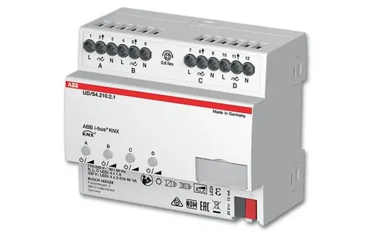 ABB UD/S4.210.2.1 KNX-Dimmaktor 230 V 4-fach